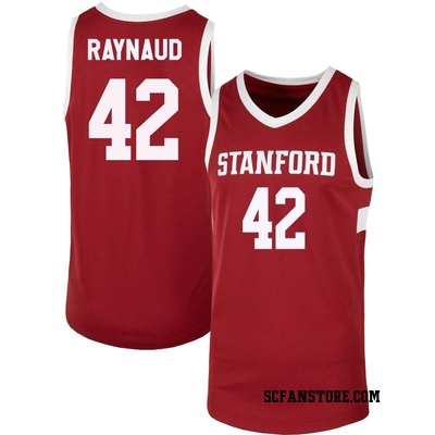 Men's Maxime Raynaud Stanford Cardinal Replica Basketball Jersey