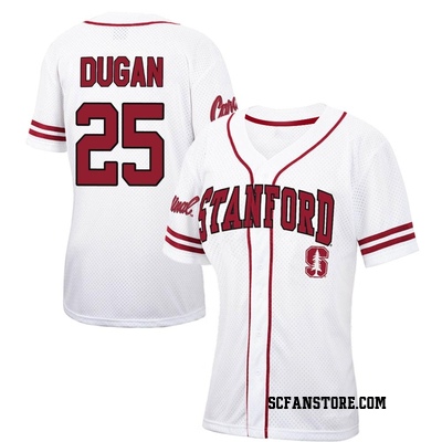 Women's Nick Dugan Stanford Cardinal Replica Colosseum / Free Spirited Baseball Jersey - White